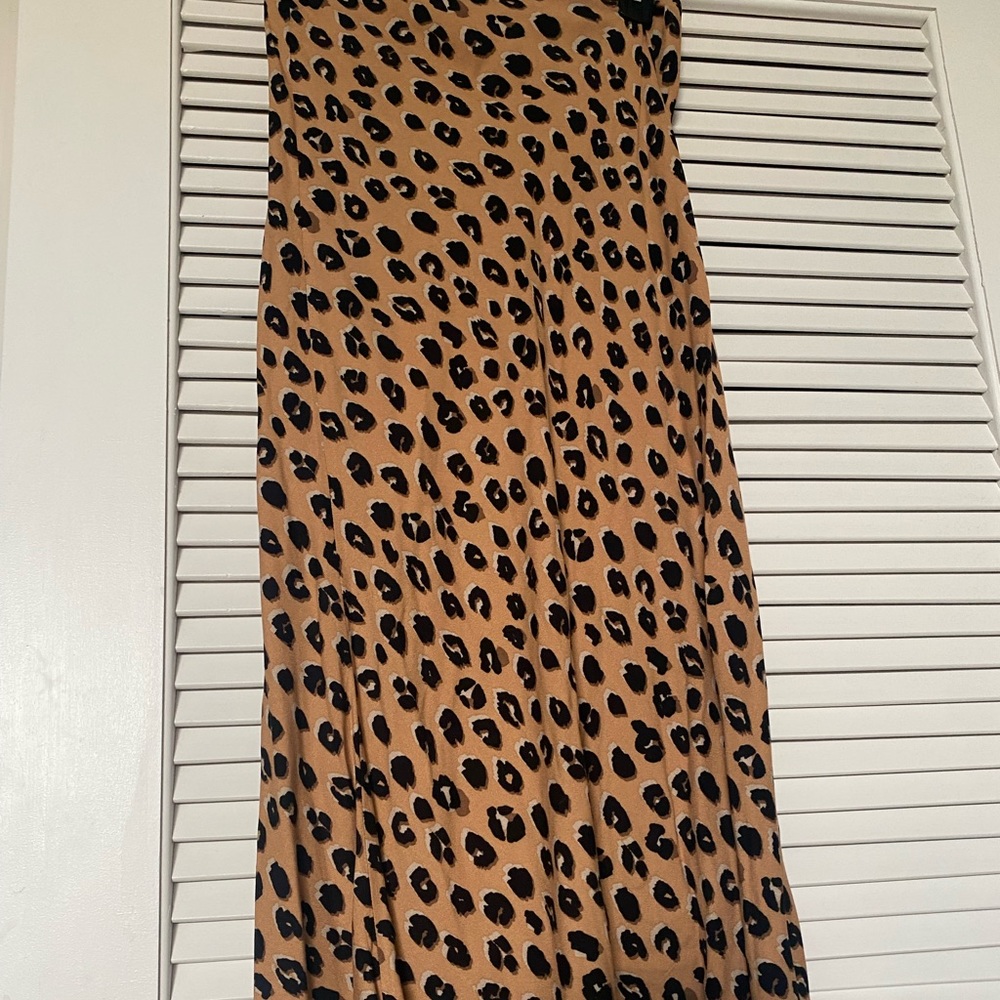 Cheetah print skirt